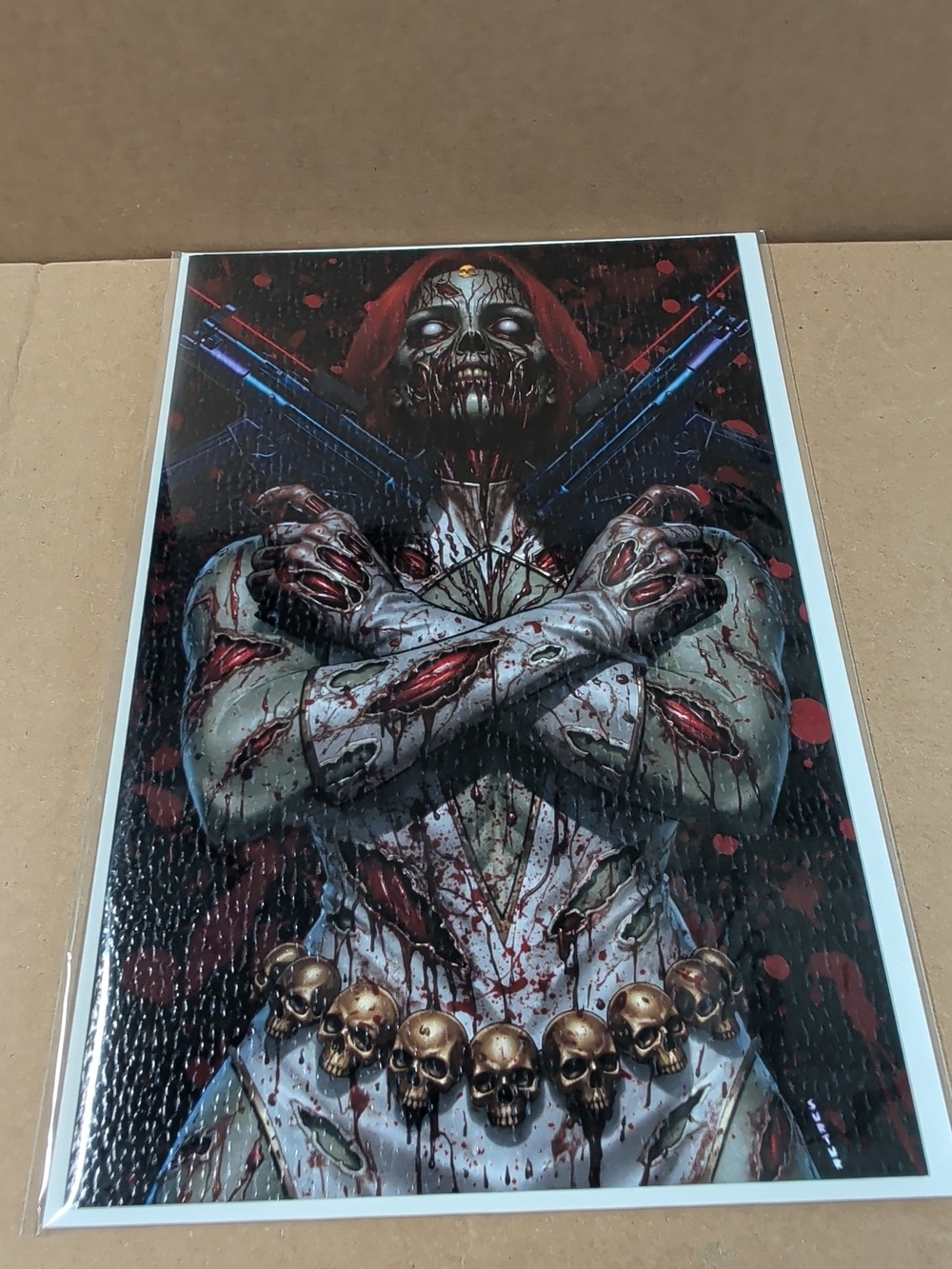 Vixens Mystique Double Guns Zombie By Surtur FAUX LEATHER CVR LTD 25 Artbook